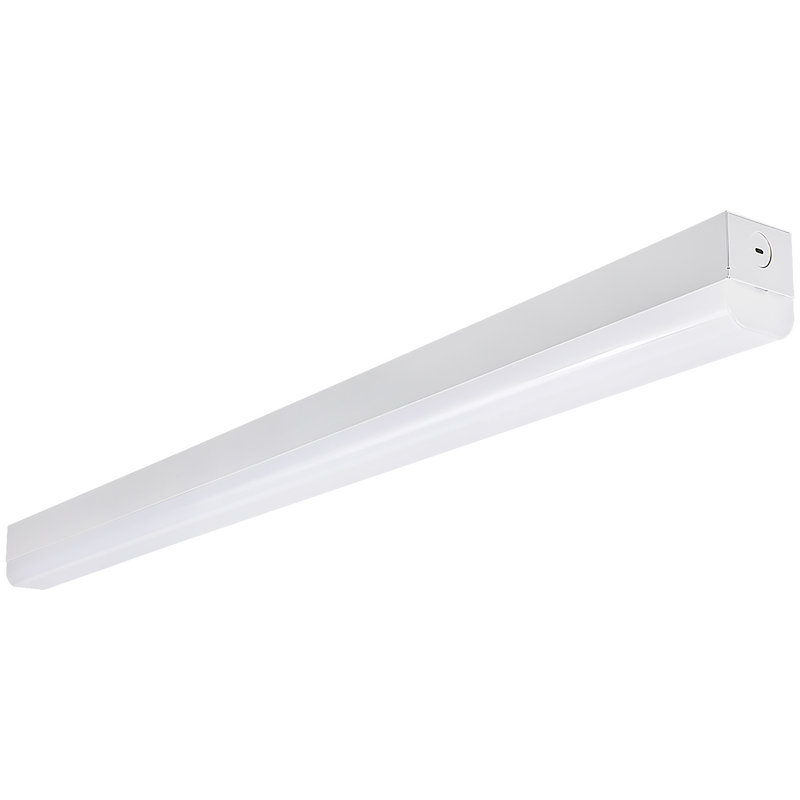 Éclairage de magasin à DEL de 4 pi, lumières à bande connectables, plafonnier commercial à intensité variable, 4000 lm, lumière du jour 5000k