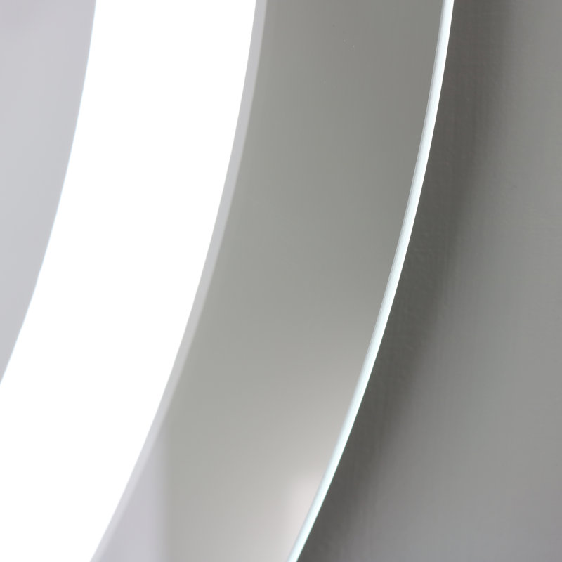 Wall-mounted LED Mirror with 27.5" Diameter