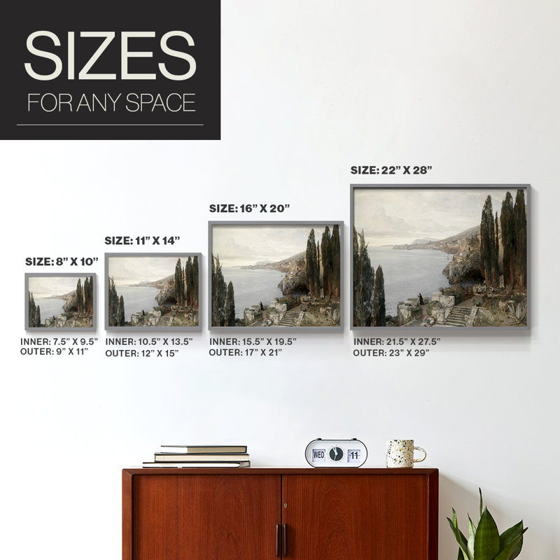 Vintage Landscapes-DCCC -Framed Print - Restickable