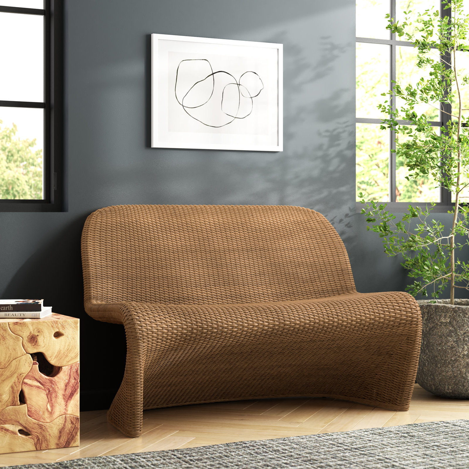Daughtery Bench, Brown