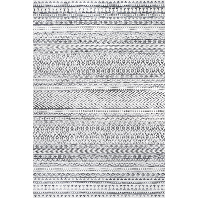 Tapis lavable à la machine Loon Peak® Juni Southwestern SplashGuard, Rectangulaire 8 pi x 10 pi