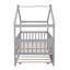Lit simple en bois avec lit gigogne-201599642