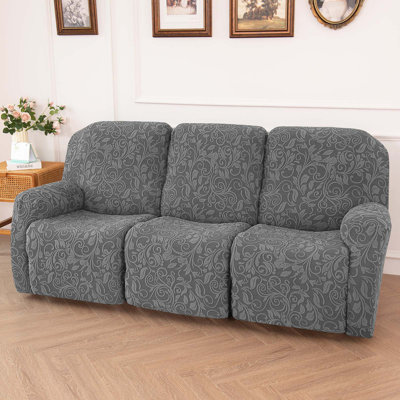 Knitted Jacquard Recliner Slipcover