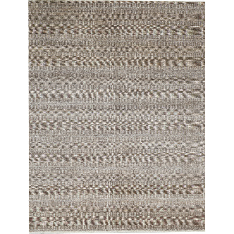 Tapis brun de haute qualité noué à la main