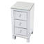 11.8cm W Reclaimed Wood Bedside Table-1640497492