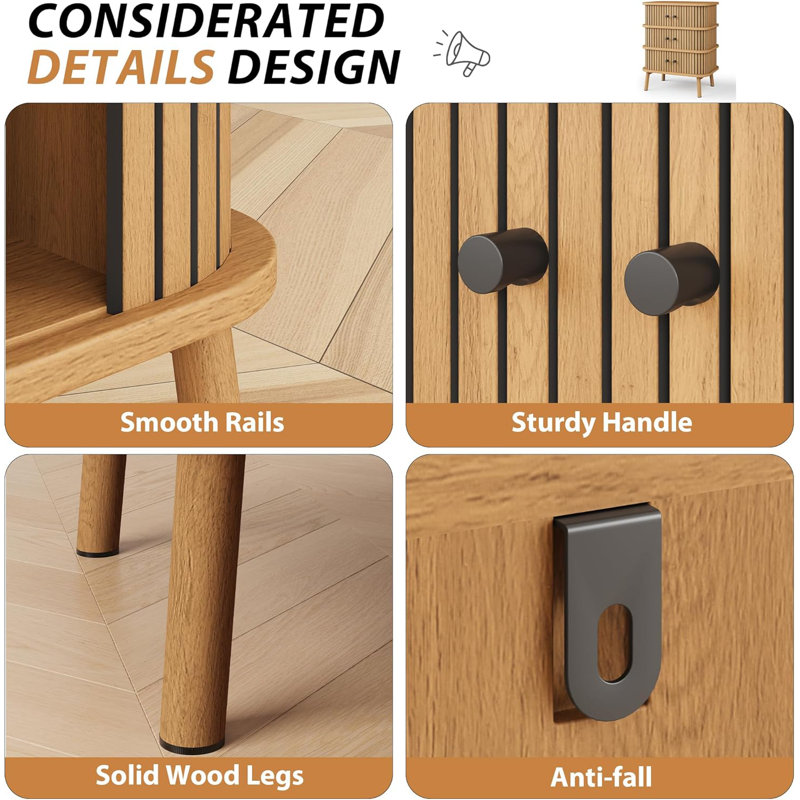 60 W Bedside Table