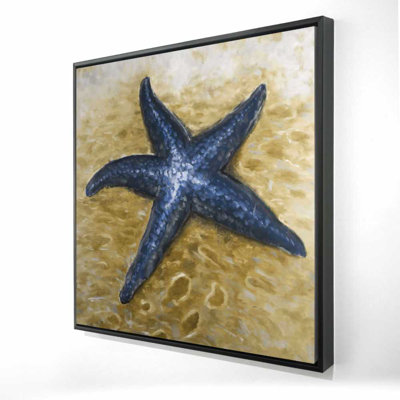Magnifique toile de salle de bain marine Starfish | Décoration côtière