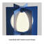 Bleu + blanc acrylique + métaux + lampes sur pied sans marbre-1988073872