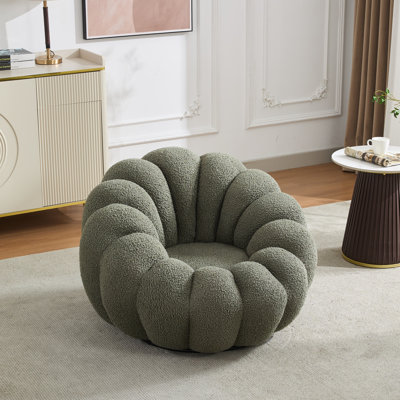 Chaise pivotante rembourrée Cerone