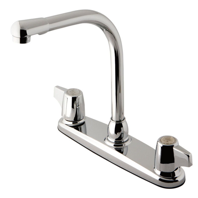 Kingston Brass Two-Handle 2-Hole 8" Centerset Kitchen Faucet