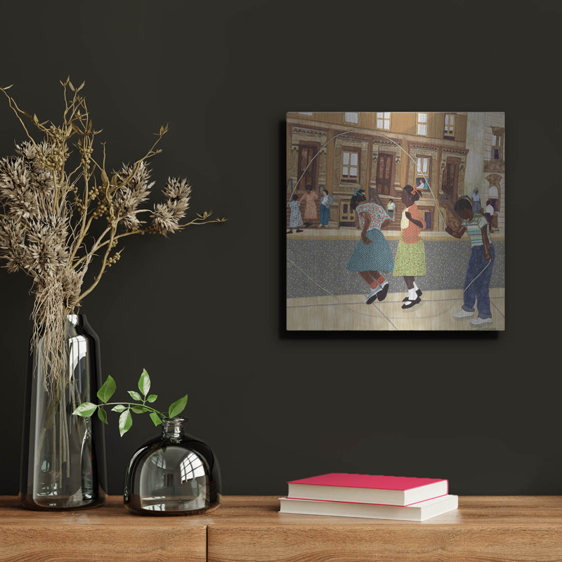 "Double Dutch" par Phyllis Stephens, H 12 po x l 12 po