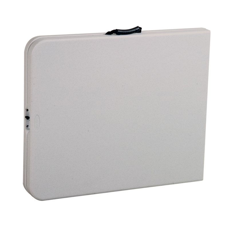Table pliante rectangulaire en plastique Hathcock, H 29,25 po x L 30 po x P 72 po