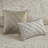 Luxury Khaki Bedding Sets, Polyester Jacquard With Elegant Damask For Home