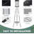 37.8'' Outdoor Floor Lamp
