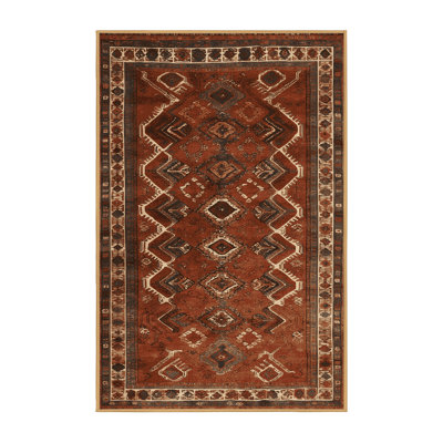 Tapis brun turc lavable à la machine