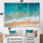 Vue aérienne de la plage bleue «Blue Tranquility» - art mural plage-1741848531-1741848529