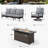 5 - Person Patio Conversation Set With Swiveling Lounge Chairs-2068476316
