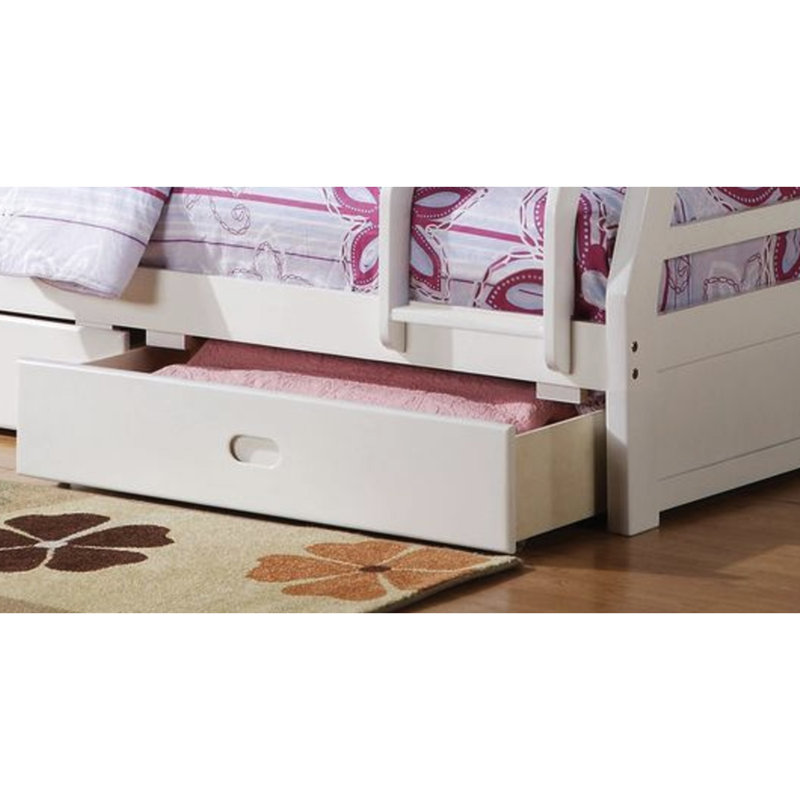 Bunk Bed With Storage - Convertible & User- Versatile Solid Plywood Frame