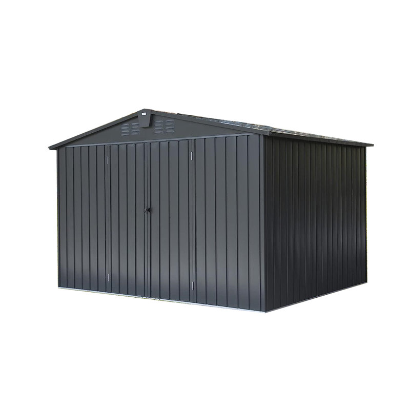 Remise de rangement en métal l 9 pi x P 7 pi