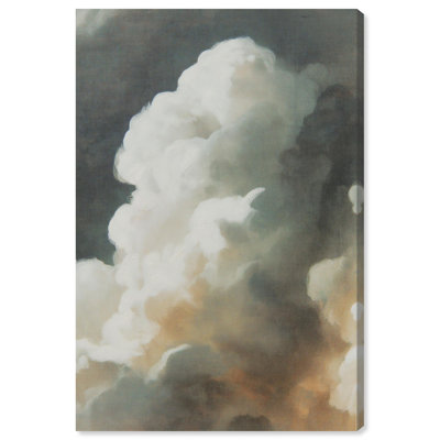 Monument of Cloud I Vintage Art Canvas Print by Art Remedy