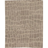 Animal Print Area Rug in Beige