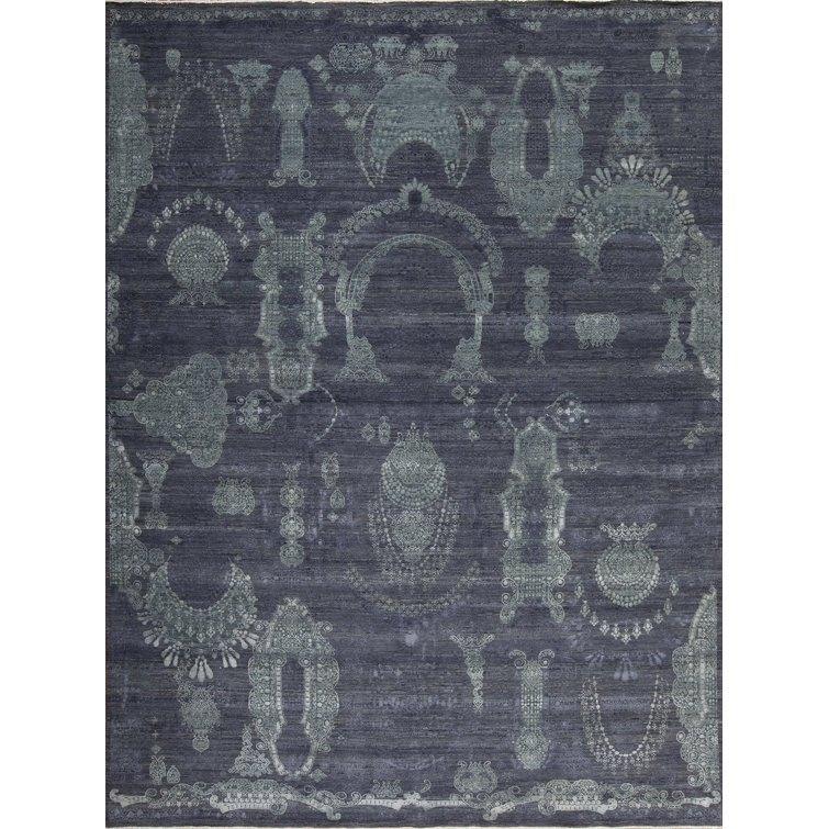 Manhattan Reserve Hand Knotted Abstract Area Rug
