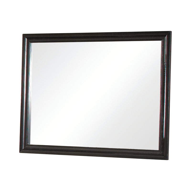 Miroir pour commode Berky, Noir