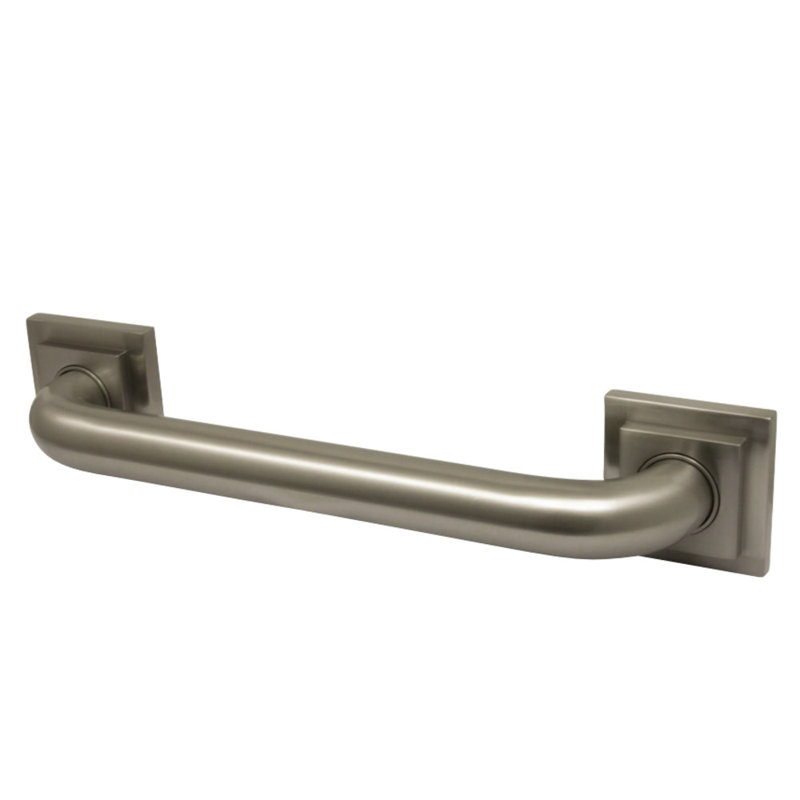 Kingston Brass Claremont 1-1/4 Inch O.D Grab Bar, 24" W, Brushed Brass