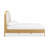 Seabrook Wood Bed with Upholstered Headboard-120463907-124538951