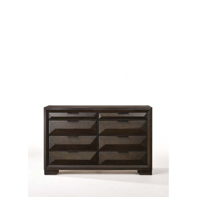 Commode 8 tiroirs Merveille, finition espresso