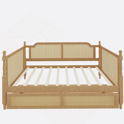 Rattan Daybed with 2 Drawers