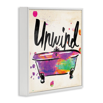 Unwind Rainbow Colors Icon Bath Giclee Art by Jace Grey