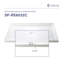 Base de douche rectangulaire en acrylique à drain central l 60 po x L 32 po x H 3,5 po | Profil bas | Conception antidérapante | Couleur blanche pour les salles de bain modernes-117340264
