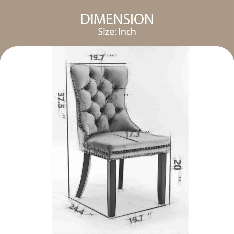 Chaise parsons Emmery, Noir/orange