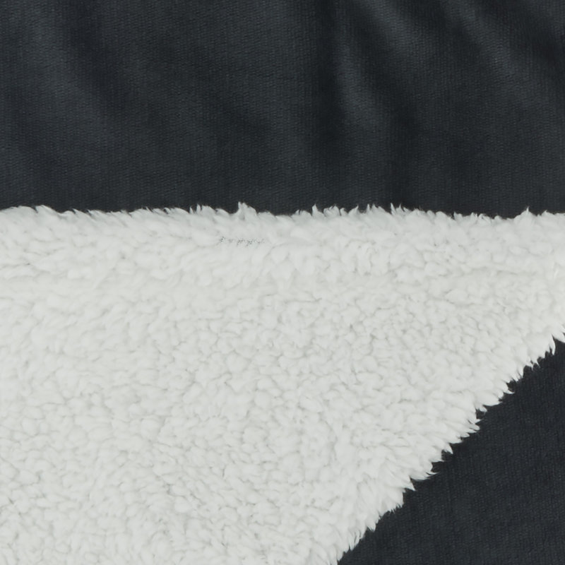 Plain Weave / Muslin Throw Blanket, Black