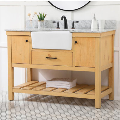 Meuble-lavabo simple 48 po avec dosseret Pelaghia