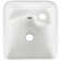 Deervalley Small Pedestal Bathroom Sink 11"L X 13"W X 35"H Ceramic One Piece Bath Sink With Overflow
