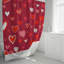 Rideau de douche avec tapis de bain-1373601334