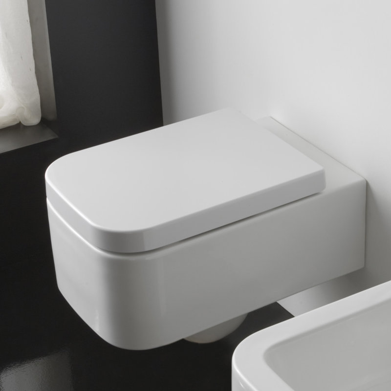 Toilette murale 1 pièce Prochaine, Platine et blanc, Noir, noir, noir, noir