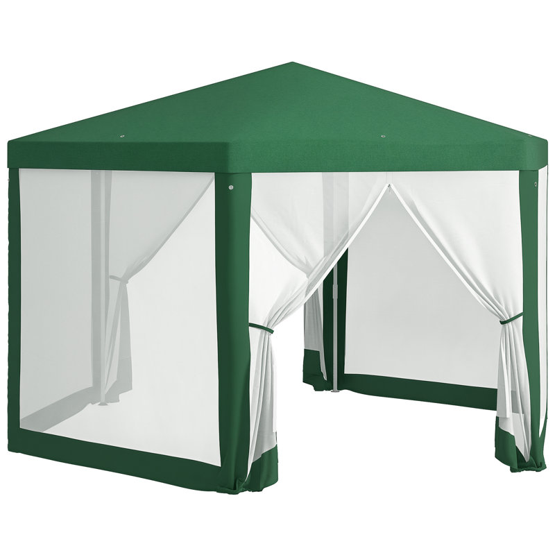Ashanti-Leigh Party Tent, White, 250cm H x 394cm W x 341cm D
