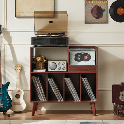 Large Record Player Stand