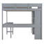 Lit mezzanine avec bureau et tablette-430600742