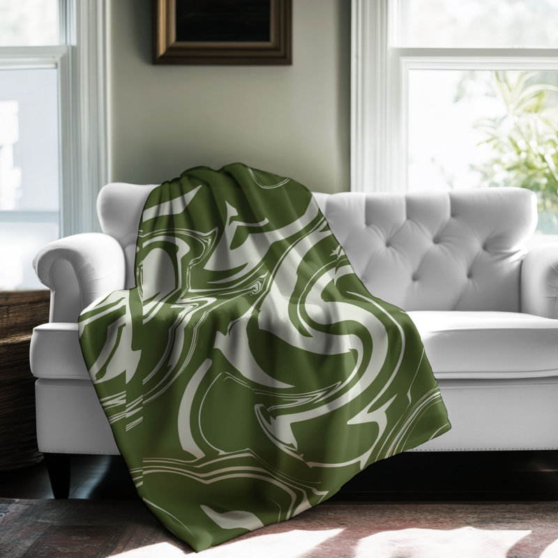 Cocoa Sway - couverture de qualité supérieure 1 pièce, Grand lit