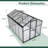 Polycarbonate Aluminum Frame Greenhouse With Ventilation And Rain Gutter Walk In Greenhouse For Outdoors-129916523-130376624