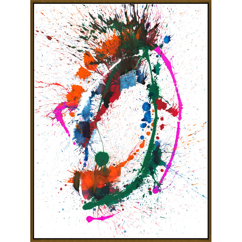 Splash Of Fun V Print by Danielle Davis, Image Brush Gel, 33.75" H x 25.75" W