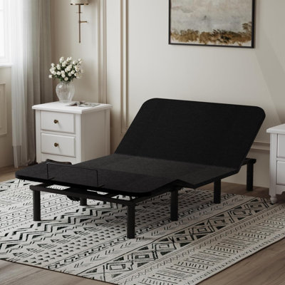 Adjustable Bed Frame Base,One-Person Transport and Assembly