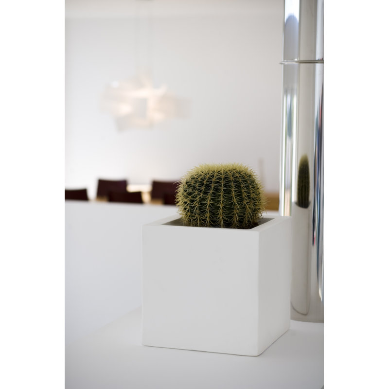 Pot de fleurs en résine Nano, H 7 po x l 7 po x P 7 po, Glace