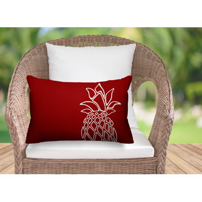 Calico Outdoor Reversible Throw Pillow