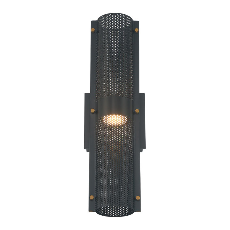 Applique murale noire 12 lumières Westcliffe, H 17 po x l 5 po x P 4,5 po
