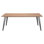 Rectangular with Steel Base Dining Table
